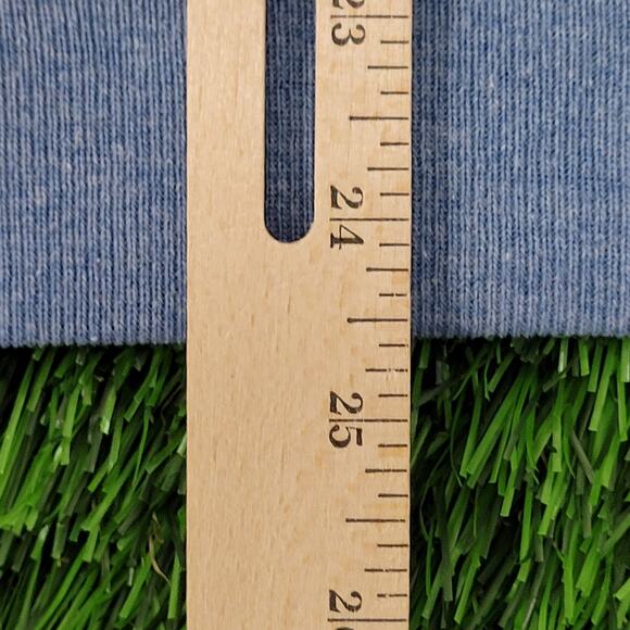 Vintage 90s YALE University Sweatshirt Womens Large 23x24 Faded Blue - Picture 6 of 15